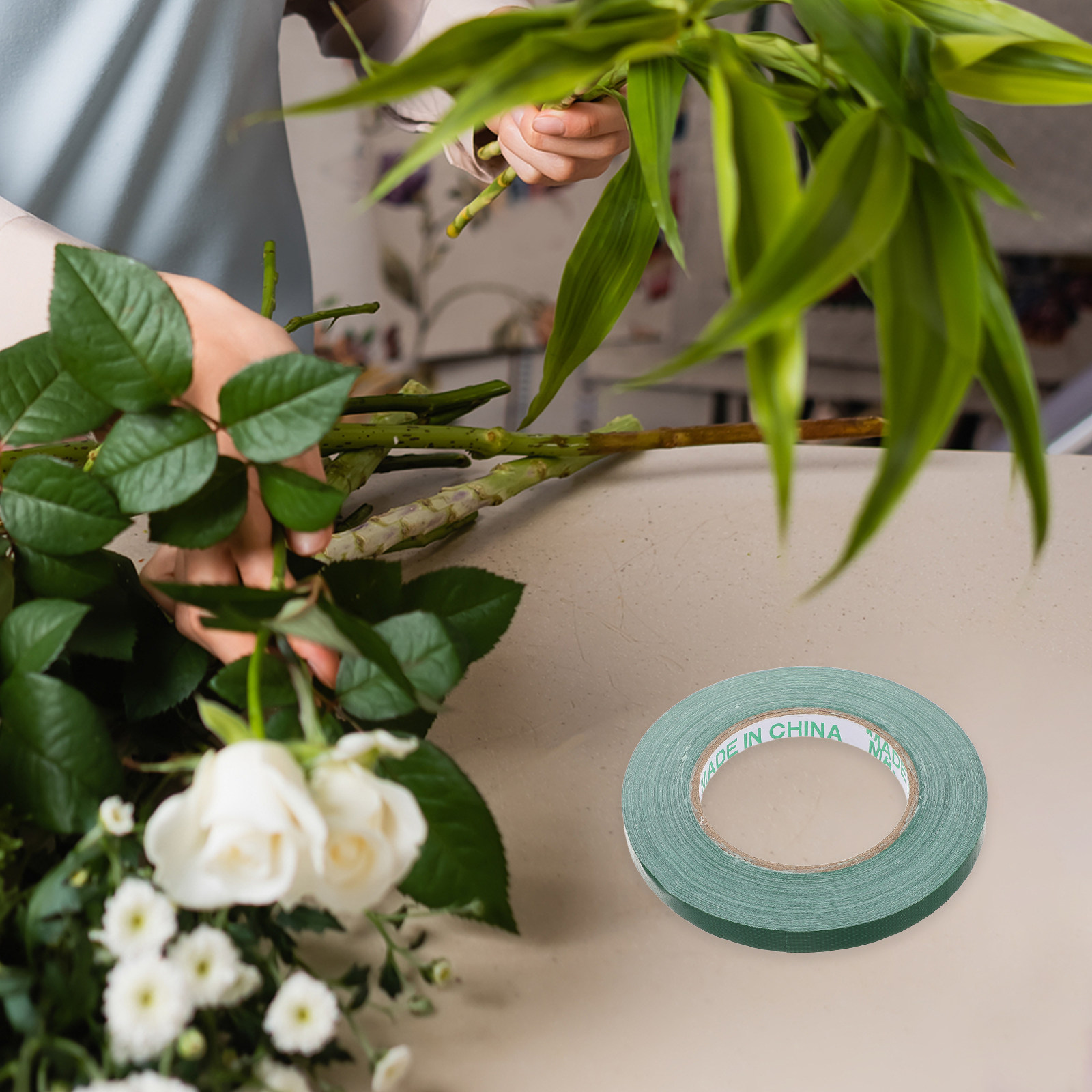 Light Green Floral Tape 1 Roll - Floral Tape Green ulasan dan harga